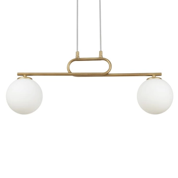 Modernistyczna lampa wisząca molekuły Tes 33632 Sigma kule biała złota