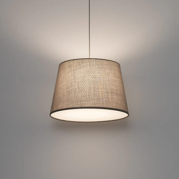 Minimalistyczna lampa wisząca tuba TUTOIA 11682 beżowa
