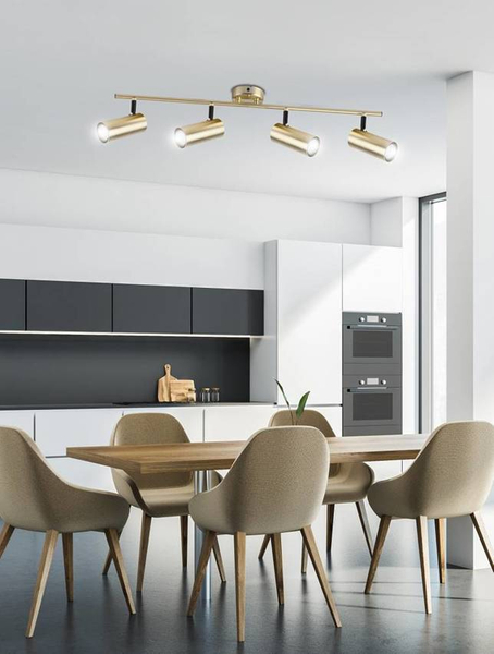 Nowoczesna lampa sufitowa Colly 94-01740 Candellux z regulacją złota