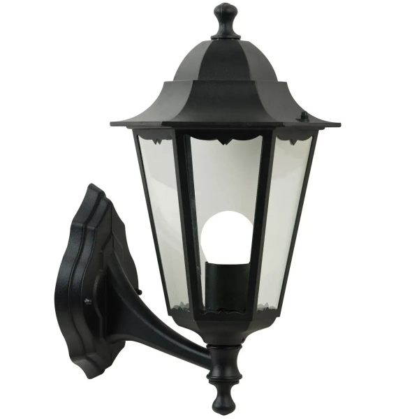 Ścienna lampa elewacyjna na zewnątrz Cardiff 74371003 IP44 latarnia czarny