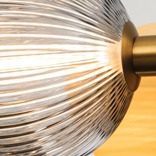 Kinkiet ścienny do salonu Palmas QN-PALMAS-2W-BG LED 18W 3000K IP44 złoty