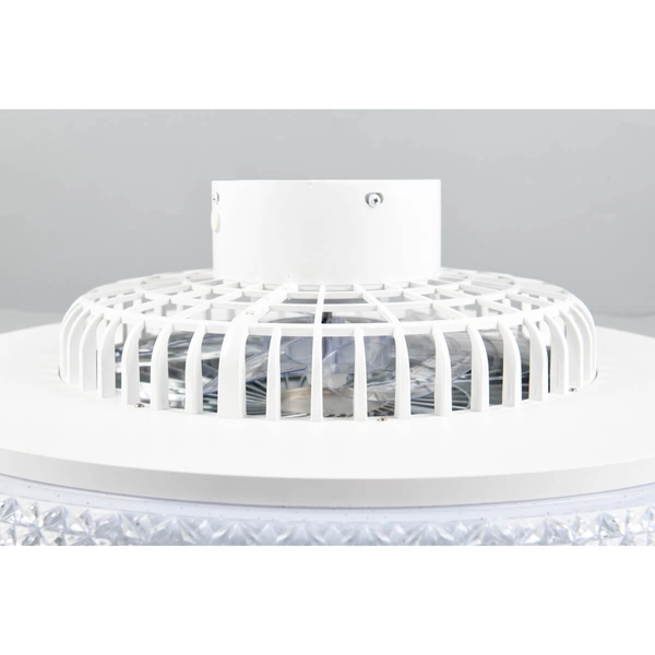 Sufitowy lampowentylator HARSTAD R62412106 RL Light LED 40W 3000-6500K na pilot srebrny