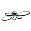 Designerski plafon sufitowy Fly 645619132 LED 32W 3000K czarna biała