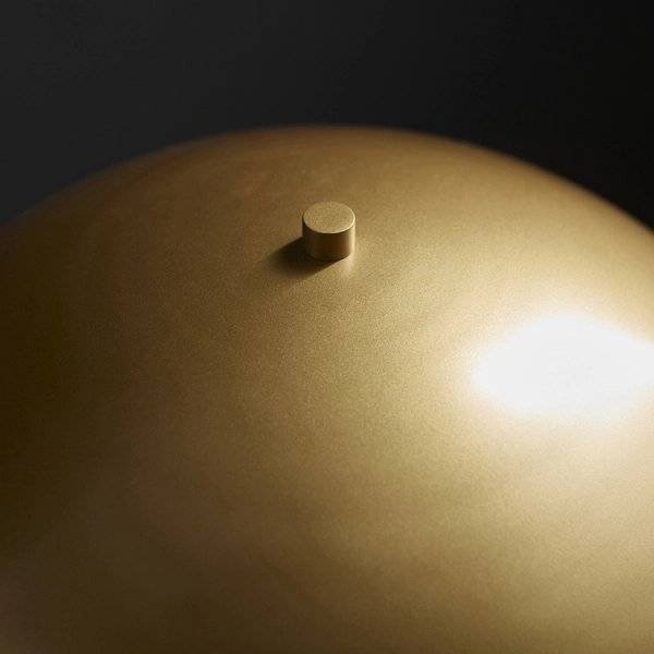 Lampa stołowa art deco L&-192695 Light& kopuła do salonu złota brąz