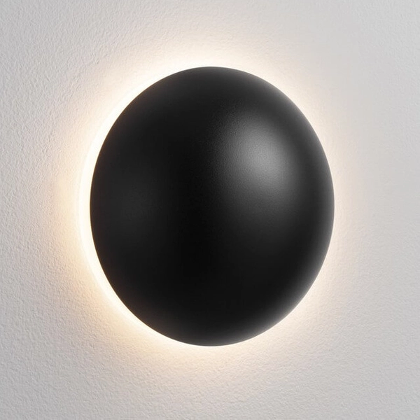 Ścienna lampa do przedpokoju MOXOS LE44372 LED 3W 3000K ball czarna