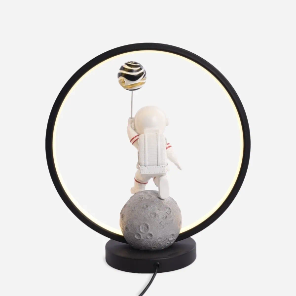 Dziecięca lampka stołowa ASTRONAUTA EX04F307U-1 LED 4W 3000K czarny