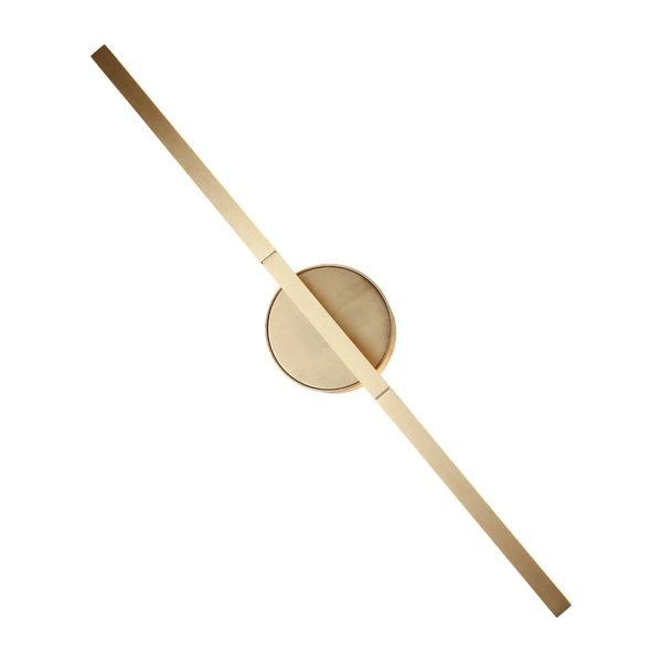 Ścienny kinkiet do salonu Merano W0347 LED 10W 3000K listwa złoty