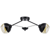 Loftowa LAMPA sufitowa 1018/2 BL Elem metalowa OPRAWA czarne
