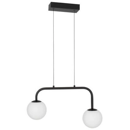 Loftowa LAMPA wisząca UBEDA LE41804 Luces Exclusivas modernistyczna OPRAWA szklane kule LED 16W 3200K zwis biały czarny