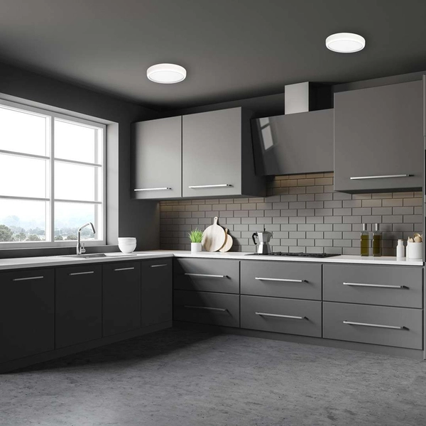 LAMPA sufitowa GEA ML6393 Milagro metalowa OPRAWA okrągła LED 36W 3000K - 6000K plafon biały