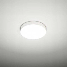 Plafon LAMPA sufitowa BUNGO 7139 Shilo okrągła OPRAWA metalowa biała
