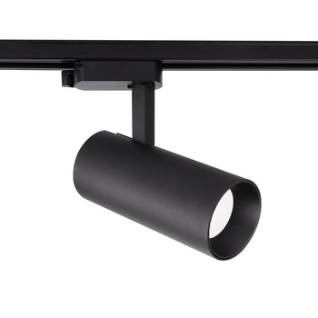 LAMPA sufitowa ICE LP-732/1R 3W BK Light Prestige metalowa OPRAWA reflektorek do systemu szynowego 1-fazowego tuba czarna