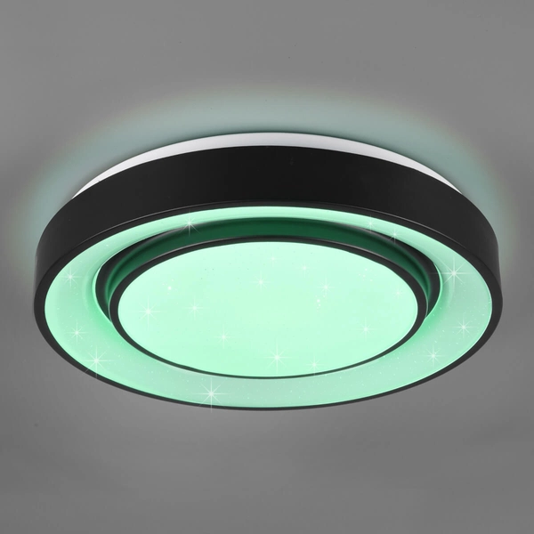 Lampa nasufitowa Mona R65041032 RL Light LED 20W 3000-6000K czarna biała