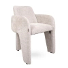 Beżowe krzesło LAUREN MM001501100355 tapicerowane tkanina 45cm