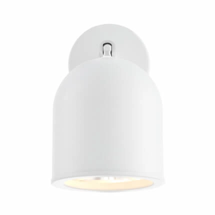 Minimalistyczny kinkiet ścienny SPARK 50930101 Kaspa regulowany biały