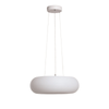 Nowoczesna lampa wisząca Bellissima ABR-LWBSS48W nad wyspę biała