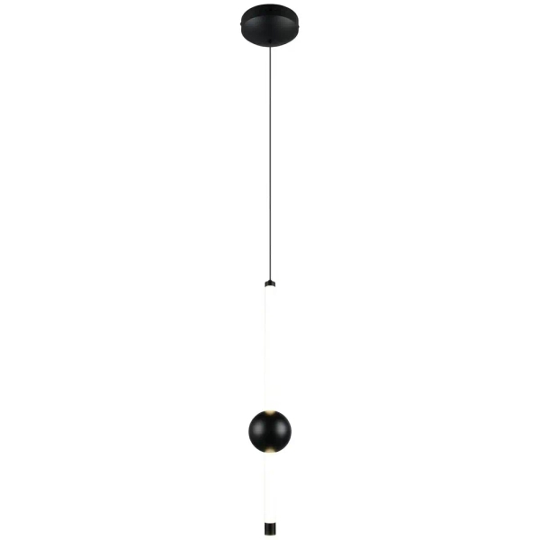 Podłużna lampa zwisająca Melita 331510132 LED 6W 2300-4000K czarny biały