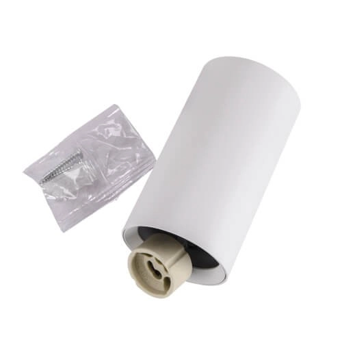 Sufitowa LAMPA downlight DARIA DWL 03944 Ideus okrągła OPRAWA metalowy plafon tuba biała