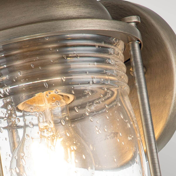 Metalowa lampa ścienna Ashland Bay KL-ASHLANDBAY2-S-BU Kichler zewnętrzna IP44 brązowa