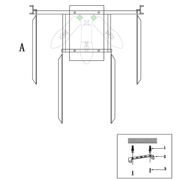 Kinkiet LAMPA ścienna CGHERECHROM COPEL glamour OPRAWA szklana kryształki crystals przezroczysty chrom