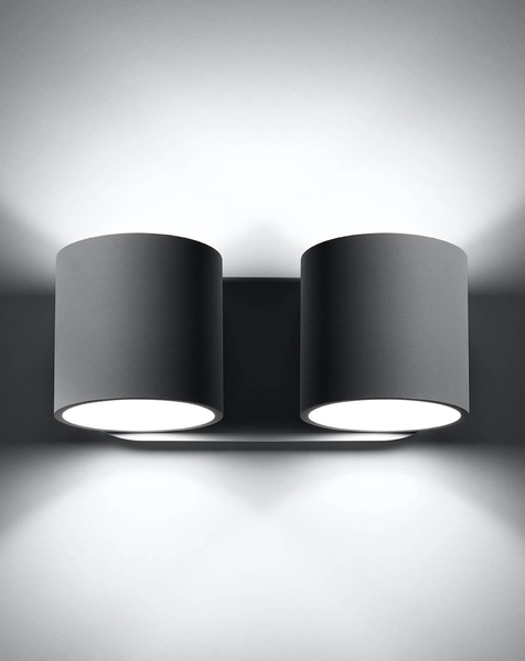 Kinkiet LAMPA ścienna SL.0661 metalowa OPRAWA tuby szare