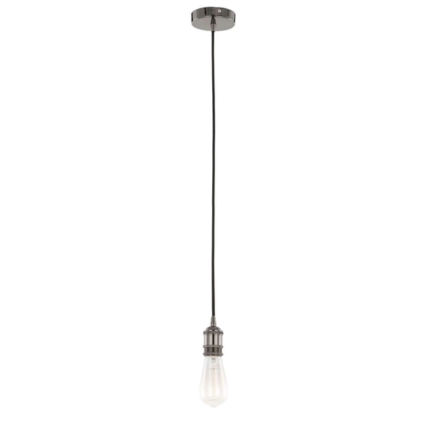 Industrialna lampa wisząca CLASSO DS-M-034 SHINY BLACK loft czarny