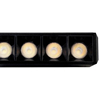 Szynowa lampa magnetyczna 3-fazowa 480 Domeno LED 24W 4000K metalowa czarna