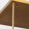 Sufitowa lampa do salonu Cairo QN-CAIRO-SF-VBS-CR szklana mosiądz