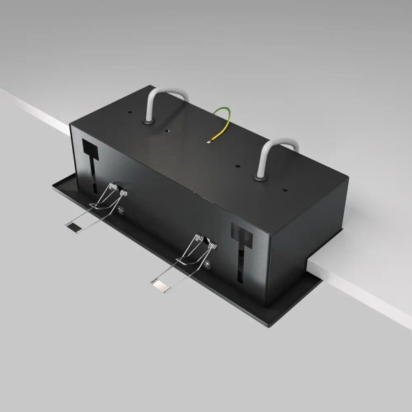 Oprawa wpuszczana modułowa podwójna LED 50W czarna Modern OUTLET