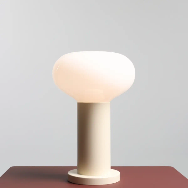 Owalna lampa na stolik Flo Table Cream S 7000B9_S beżowa