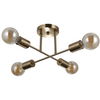 Loftowa lampa sufitowa Formio PND-4052-4-HBR Italux metalowa mosiądz