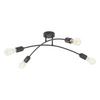 Lampa sufitowa rustykalna Helix 4687 TK Lighting do salonu metalowa czarna