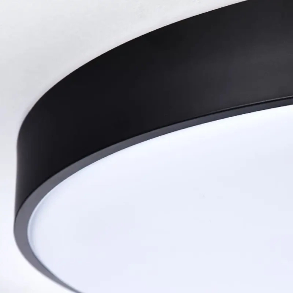 Plafon okrągły Slimline HK17795S76 LED 80W 3000-6000K biały czarny