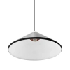 Nowoczesna wisząca lampa Kinto 2520083003 stożek drewniany czarny