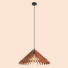 Skandynawska lampa wisząca SUN 1140G_L Aldex boho drewniany