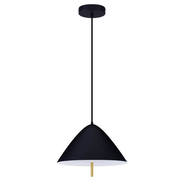 Wisząca lampa jadalniana CARAPARI LE44654 LED 17W 3000K czarna