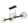 Nowoczesna lampa sufitowa Sintra 3030/4 BL TR szklana balls czarna złota