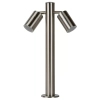 Stojąca lampa słupek ARNE-LED 14867/10/12 Lucide IP44 podwójna chrom