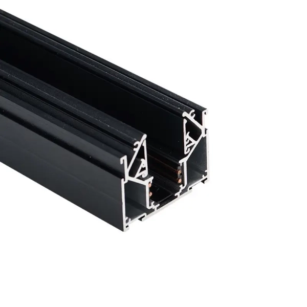 Podtynkowa szyna dwufazowa Alfa AZ5836 1m do salonu czarny