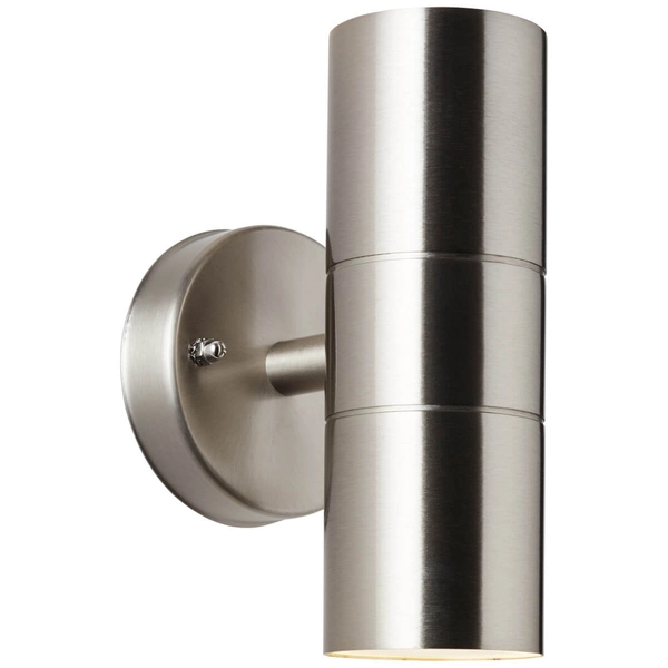 Kinkiet ścienny góra-dół Jandy 90966A82 do ogrodu tubka IP44 srebrna