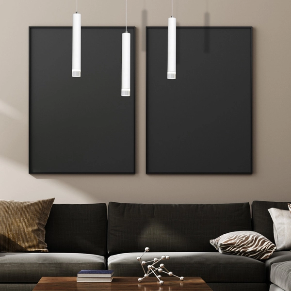 LAMPA wisząca ALBA ML189 Milagro metalowa OPRAWA zwis LED 15W 4000K listwa kaskada tuby sople białe