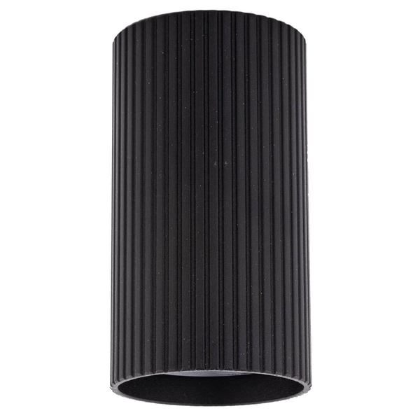 Lampa natynkowa do sypialni Tune 10022 sopel rurka tuba czarna