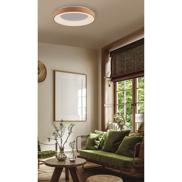 Plafon sufitowy Santana AZ4989 LED 30W 3000K drewniany biały