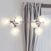 LAMPA wisząca BRIELLA 2624 Rabalux szklana OPRAWA zwis kule balls molekuły przezroczyste