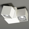 Natynkowa LAMPA sufitowa BIZEN 7216 Shilo metalowa OPRAWA reflektorowa plafon kostki białe