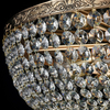 Sufitowa LAMPA plafoniera PALACE DIA891-CL-14-G Maytoni kryształowa OPRAWA pałacowy plafon okrągły mosiądz