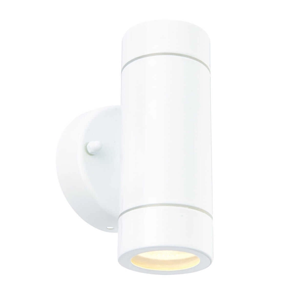 Elewacyjna lampa góra-dół Palin 75439 Saxby IP44 biała