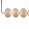 Lampa wisząca TIPUANI LE44625 LED 34W 3000K bubbles złota przezroczysta