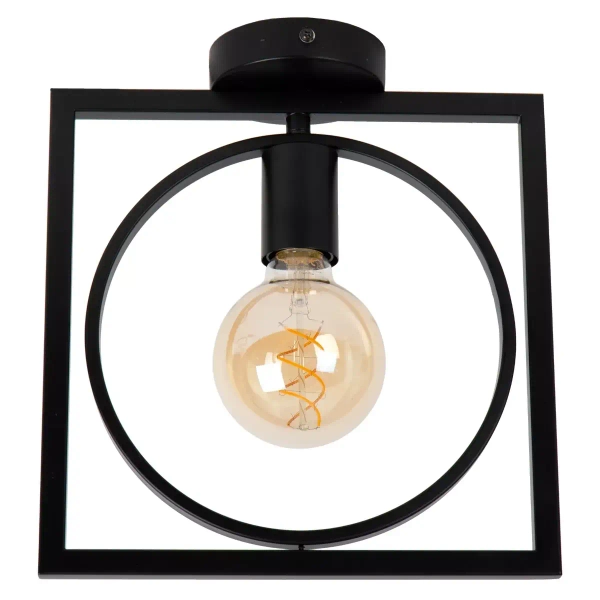 Sufitowa lampa SUUS 00127/01/30 Lucide loftowa geometryczna czarna