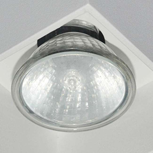 Downlight Lampa sufitowa SQUARE 50475-WH metalowa ORAWA kostka biała OUTLET